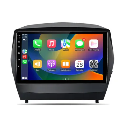 Obrázek produktu pro 8jádrový android13 4+64G 9" autorádio carplay pro Hyundai ix35 Tucson 2009-2015 GPS navigace BT WiFi DAB+ 4GSIM android auto usb
