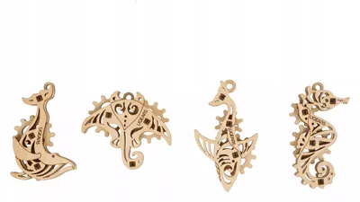 Produktbild von 3D-Puzzle UGEARS "Fidgety Ocean Spokojny"
