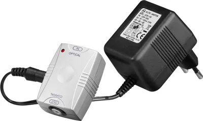 Image de 21x Goobay 11919 Convertisseur audio opto-coaxial, argent - convertit un signal optique numérique Toslink en un signal numérique RCA