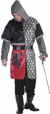 Produktbild von Verkleidung für Erwachsene Mittelalterlicher Ritter M/L (3 Stücke)