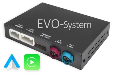Immagine prodotto di Retrofit wireless CarPlay e Android Auto per il sistema BMW NBT EVO, modelli F/G (F30, F20, F45) 2016-2019, interfaccia multimediale Plug and Play