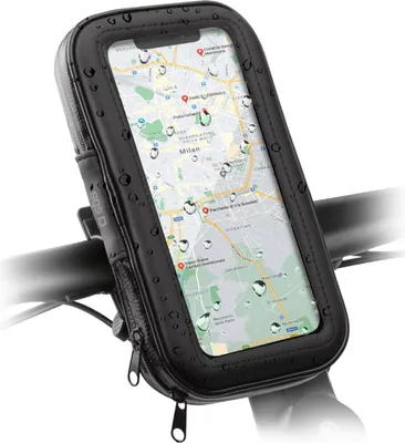 Produktbild von SBS TEERIDEHOLDIMP, Handy/Smartphone, Passive Halterung, Fahrrad, Roller, Schwarz, Transparent