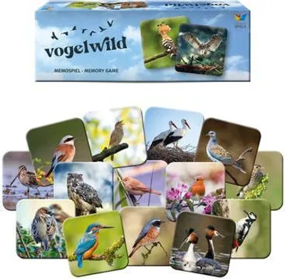 Obrázek produktu pro vogelwild – pexeso pro dospělé a děti od 6 let – dárek pro milovníky ptáků a přírody