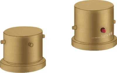 Immagine prodotto di hansgrohe AXOR Starck Thermostat de jante de baignoire 2 trous DN15, 10480250, 10480250