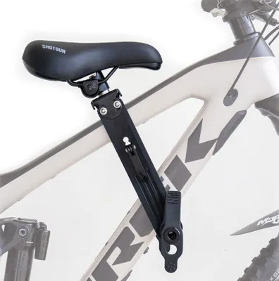 Produktbild von Kids Ride Shotgun 1.0 MTB Front Kindersitz, Schwarz