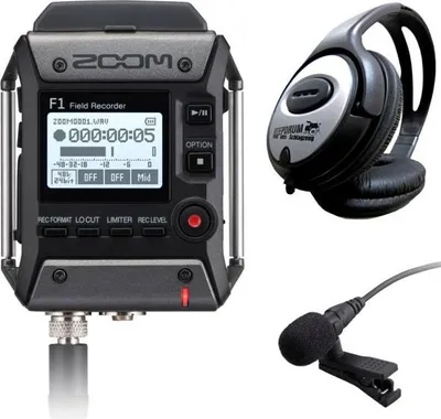 Immagine prodotto di Registratore da campo Zoom F1-LP con microfono e cuffie