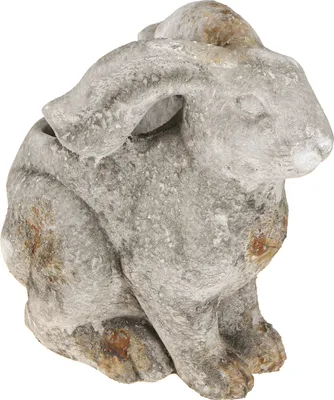 Produktbild von Beton Hase Blumentopf Antik Grau Vintage Deko Ostern