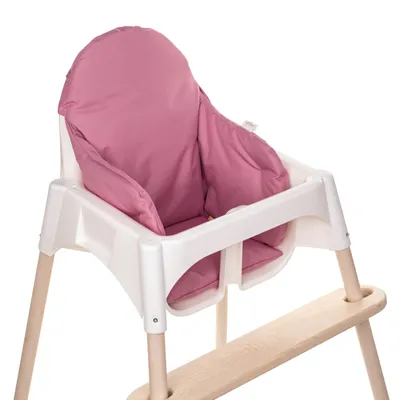 Produktbild von aMami – Sitzkissen kompatibel mit Ikea Antilop Hochstuhl – Hochstuhl Sitzbezug – Stuhlkissen für Kleinkinder – Handmade Baby Kissen - Fuchsia