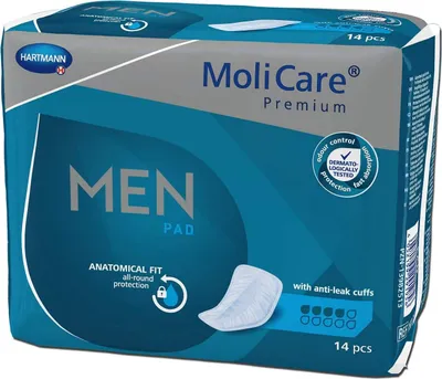 Produktbild von Hartmann MoliCare, Mann, Weiß, 14 Stück(e), Tasche