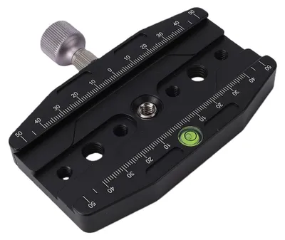 Produktbild von 110 mm Schnellwechselklemme aus Aluminiumlegierung für Kamerahalterungen – Klemmen für Stative und Einbeinstative