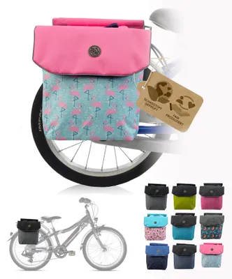 Produktbild von Elzusha – Wasserdichte Fahrradtasche für Gepäckträger, geeignet für Fahrräder mit einer Reifengröße von 18 bis 24 Zoll