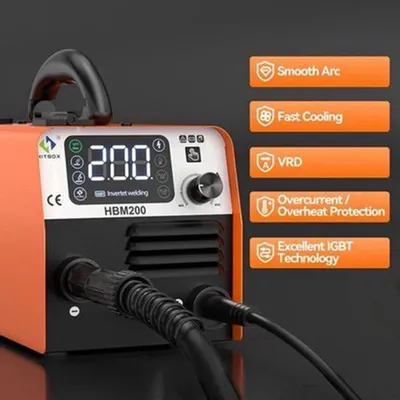 Immagine prodotto di Saldatrice 3 in 1 MIG, LIFT TIG, MMA - Inverter semiautomatica - Saldatura senza gas - Arancione