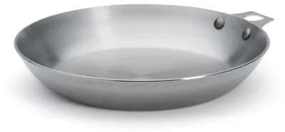 Eisenpfanne 28 cm, Edelstahlgriff, silber, 27,9 x 20,1 x 10,9 cm