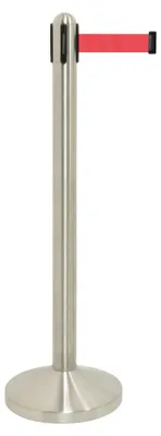 Produktbild von Securit® Absperrpfosten-Set mit rotem Nylonband