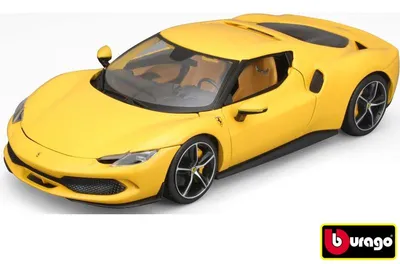 Image de Bburago 1:18 Ferrari 296 Gtb - Jaune