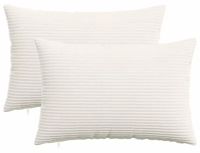 Produktbild von PUEAZU Kissenbezug 2 pcs HEERLEN Creme 50 x 70 cm Cord - Kissenbezüge &53697