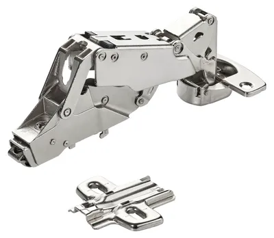 Produktbild von Hettich Topfband Sensys 8657i T52 Mittelanschlag 165° – Null-Einsprung, Montageplatte D0