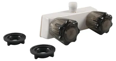 Image de Robinet de douche pour camping-car, vanne de douche pour camping-car, inverseur, mitigeur de douche 4" pour salle de bain,pour camping-car avec deux boutons