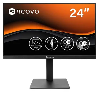 Image de AG Neovo LH2404, écran de 60,5 cm (23,8 pouces), résolution 1920 x 1080 pixels, Full HD, technologie LCD, temps de réponse de 5 ms, couleur noire