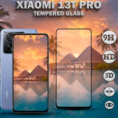 Zdjęcie produktu dla Xiaomi 13T Pro - Szkło hartowane 9H - Wysokiej jakości ochraniacz ekranu 3D