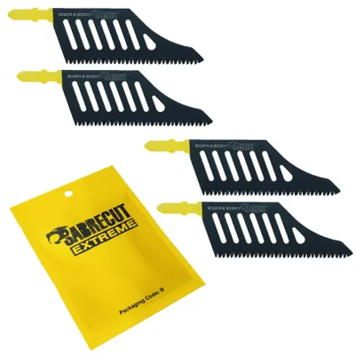 Image de 4 lames de scie sauteuse professionnelles en bois