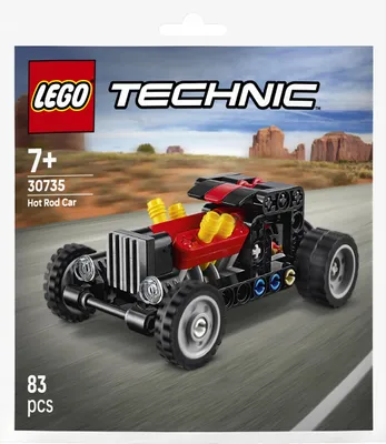 Obrázok produktu pre LEGO Technic Auto hot rod, Stavebnica, 7 rok / roky, Plast, 83 kusov, 60 g