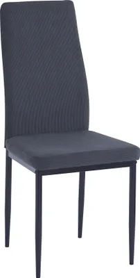 Produktbild von Stuhl RDF-1137067-16, Metall/Polyester, schwarz-grau, hohe Rückenlehne, pulverbeschichtet