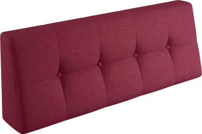 Produktbild von sunnypillow Palettenkissen Verona  Rückenkissen 120x40x20/10cm Red