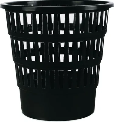 Zdjęcie produktu dla Pojemnik na odpady perforowany, 16 l, Pp, czarny