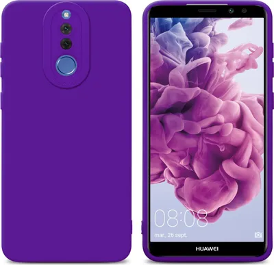 Produktbild von Cadorabo Hülle für Huawei MATE 10 LITE Schutz Hülle in Lila TPU Silikon Etui Case Handyhülle