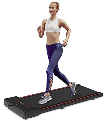 Image de Tapis de course Q1, capacité de charge de 150 kg, puissance de 2,5 CV, noir
