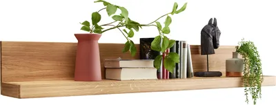 Produktbild von Wandboard - Wildeiche massiv geölt - 174 x 25 cm