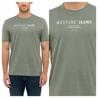 Produktbild von Mustang | Austin Grünes Agavegrünes Klassisches Herren-T-Shirt M