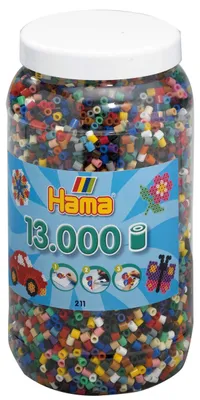 Immagine prodotto di Perline Hama in latta 13000 perline 211