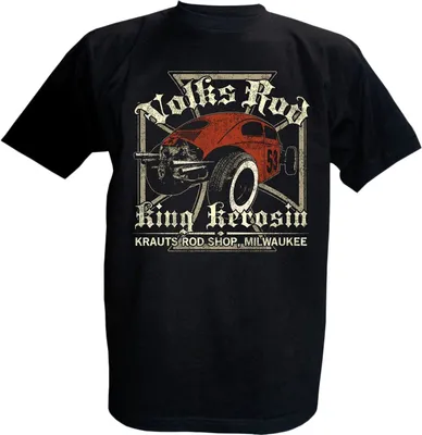 Produktbild von King Kerosin Shirt Volksrod Black-S