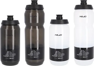 Produktbild von Xlc Wb-k17 Trinkflasche 750ml Durchsichtig,Schwarz  Durchsichtig,Schwarz One Size