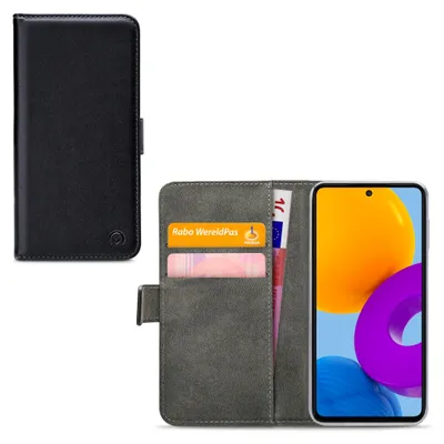 Productafbeelding van Beschermhoes van Polyurethanleer, zwart, voor de Samsung Galaxy M52
