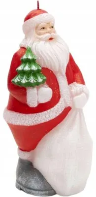 Image de Bougie Figurine Saint Nicolas décorative 415 g