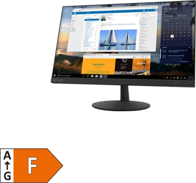 Produktbild von Lenovo L24q-35, 60,5 cm (23.8"), 2560 x 1440 Pixel, Quad HD, LED, 6 ms, Schwarz