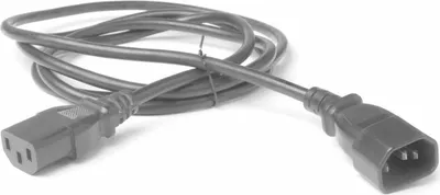 Image de Câble d'alimentation C14 Salicru 663BA000001 Noir Mâle Mâle Femelle