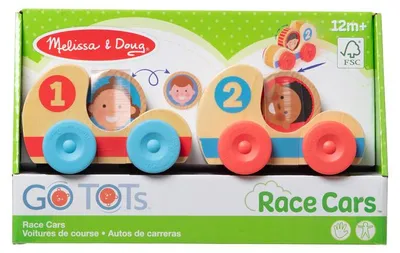 Obrázek produktu pro Melissa & Doug Go Tots závodní autíčka