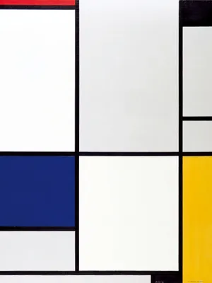 Produktbild von Piet Mondrian Kunstdruck Bild - Tableau I, 1921 (80 x 60 cm)