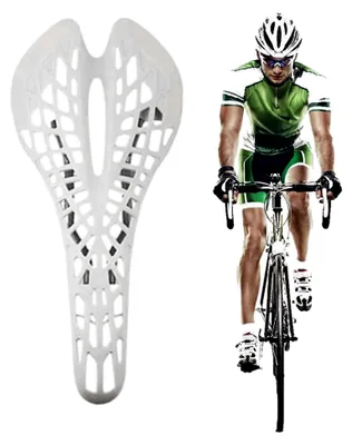 Produktbild von Fahrradsattel – Hohles Spinnenkissen, leichter Sitz, stoßdämpfendes Sitzkissen für Heimtrainer, Ersatz für Mountainbikes