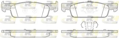 Produktbild von ROADHOUSE Bremsbeläge Satz Vorne Bremsklötze für RENAULT Clio IV Schrägheck (BH) 21540.00