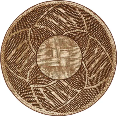 Produktbild von In- & Outdoor Teppich Artis Ø 160 cm rund Gold