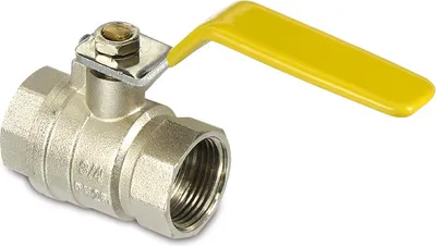 Obrázok produktu pre Mosadzný guľový ventil s oceľovou rukoväťou 13 mm voľný