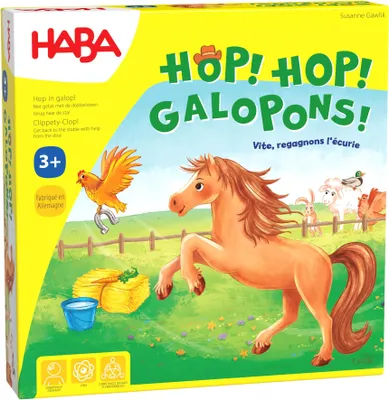 Immagine prodotto di Haba - Il gioco "Hop Hop Galopons"