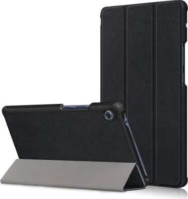 Produktbild von Huawei MatePad T8 Hülle - Tri-Fold Ständer Klapphülle mit Schlaf/Wach-Funktion - Schwarz