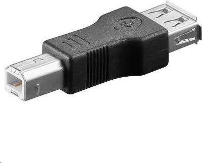 Produktbild von Microconnect USBAFB, USB B, USB A, Schwarz