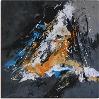 Produktbild von ARTland Leinwandbild Abstrakt X Größe: 50x50 cm
